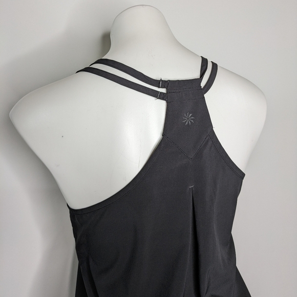 ✨3/$15 Athleta black adjustable strap exercise workout tank S - Picture 3 of 8